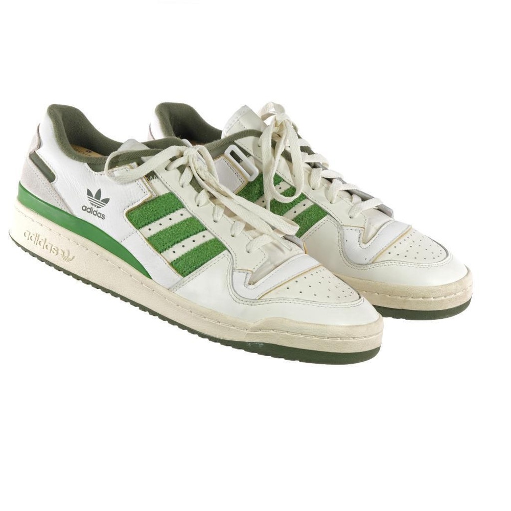 ADIDAS ORIGINALS Forum 84 Low FY8683 White Crew Green Sneakers Shoes Sz. 12 US - Picture 4 of 8